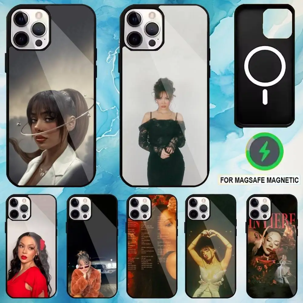 

A-Ayliva Singer Phone Case For iPhone17,16,15,14,13,12,11 Plus,Pro Max Magnetic For Magsafe Wireless Charging