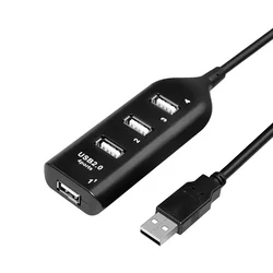 Multi USB Hub 2.0 szybki piasta Mini USB 2.0 4 porty Splitter dla PC Laptop komputer przenośny urządzenia peryferyjne akcesoria