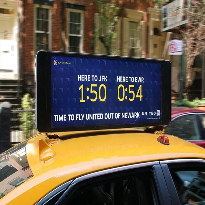 Waterproof 320mm*160mm Full Color LED Display Panel for Taxi Roof Top Billboard Car LED Display Screen