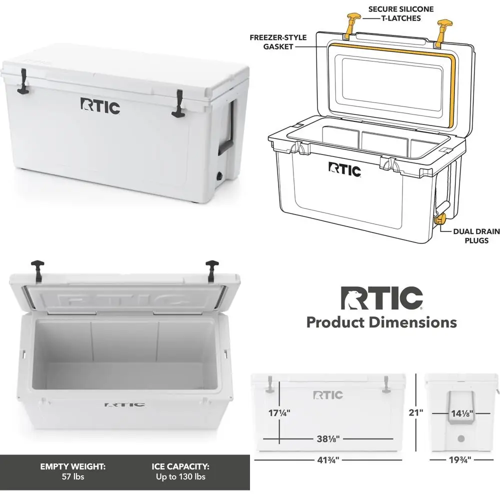 

Портативный сверхпрочный изолированный ящик для льда для активного отдыха, пляжа, кемпинга, пикника, рыбалки и катания на лодках