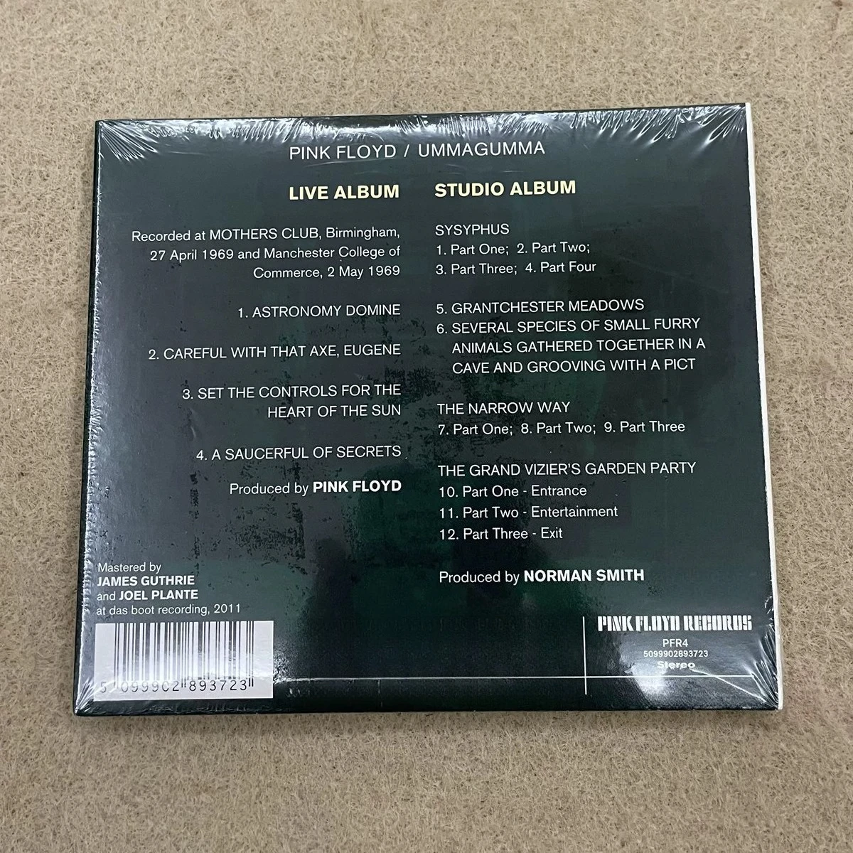 Pink Floyd Umagumma 2CD - كلاسيك الصخور التقدمي الأسطوري - مناظير الأصوات المخدر لمحبي وجواعي الصخور