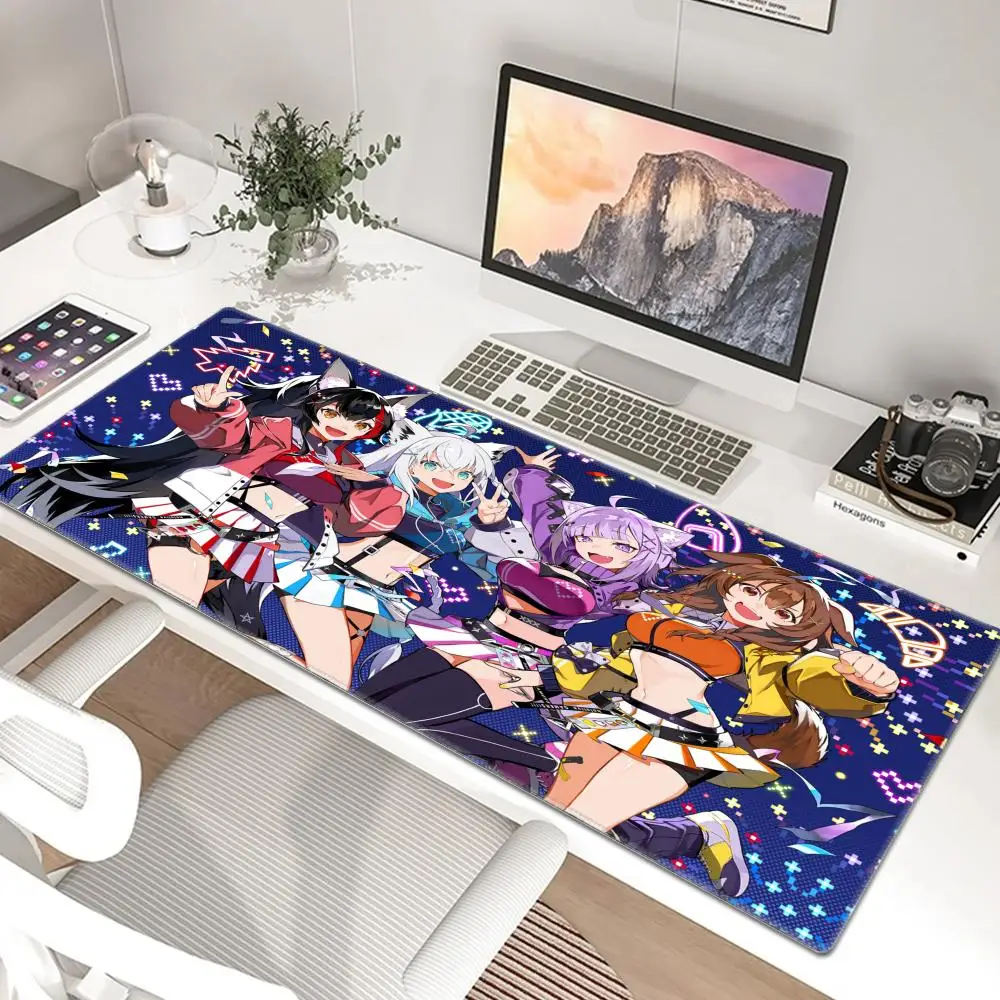 New Kawaii Cute Inugami Korone Mouse Pad Gamer Accessories Keyboard Desk Mat Non-Slip Laptop Large Anime Hololive Girl Mouse Pad
