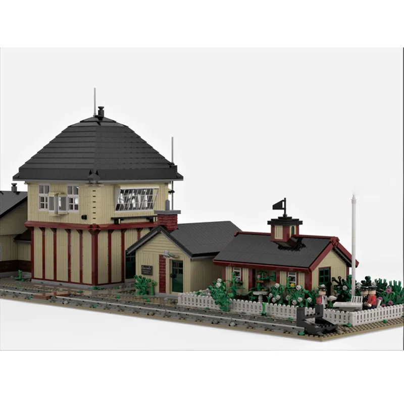 MOC-74798New CityRetro Famous Castle Signal Tower Street Scene City Building Blocks Model10132Pieces Boys'Kids Birthday Toy Gift