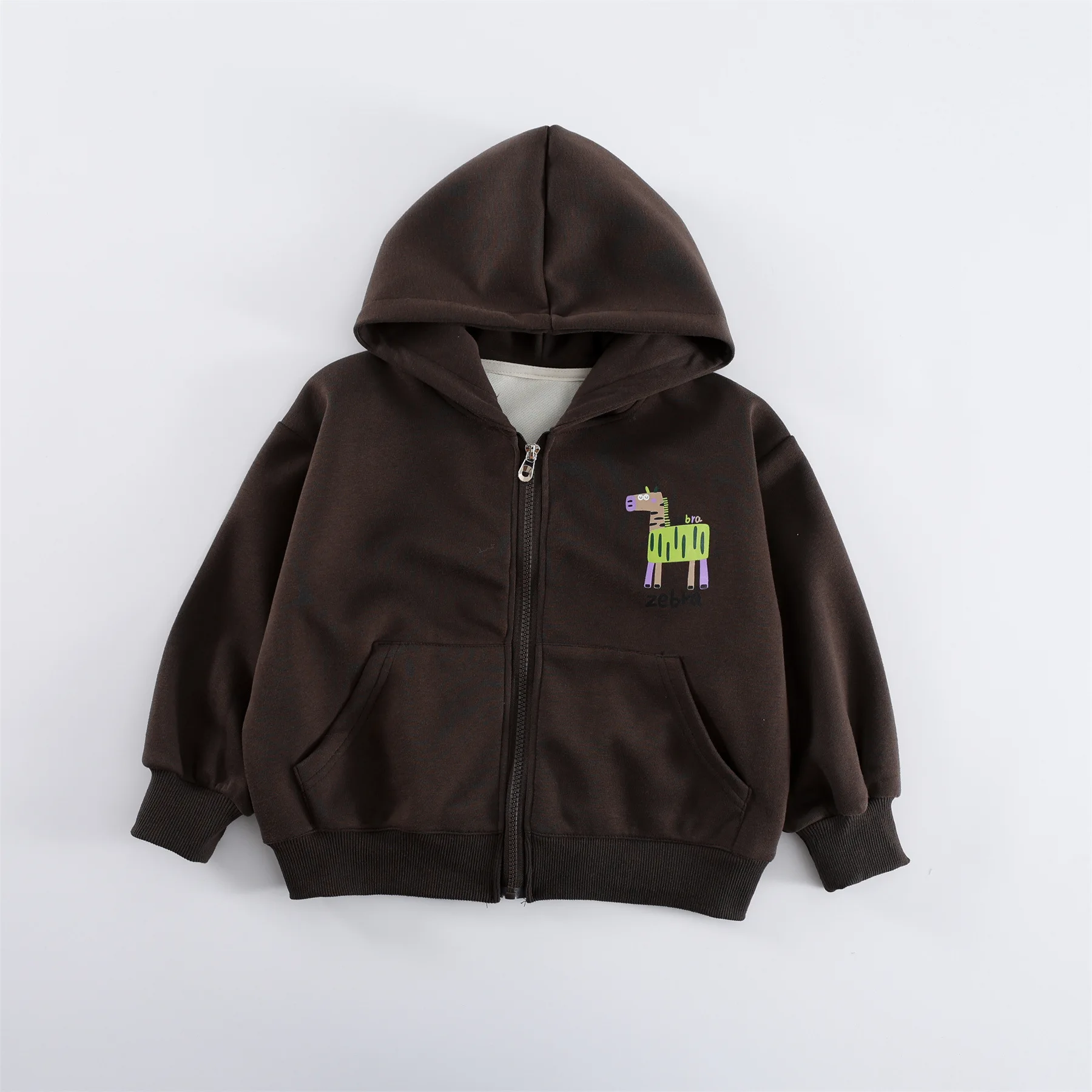 2025 جديد الأسرة مطابقة سترة هود الآباء والأطفال 4-قطعة الزي لطيف طفل رضيع الفتيان الفتيات 1-10 سنوات القطن معطف غير رسمي #5