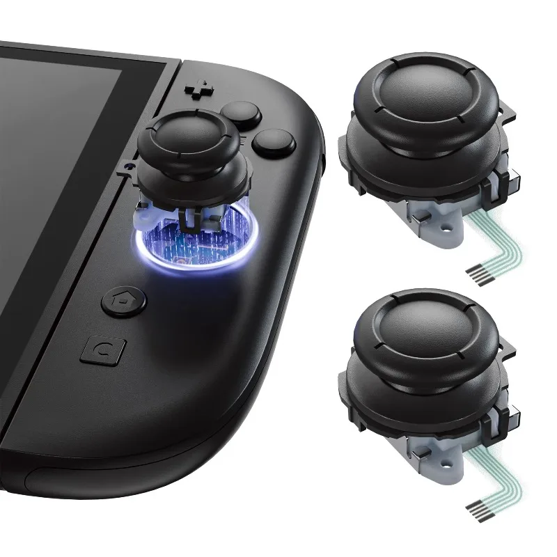 EXtremeRate Replacement 3D Joystick for Nintendo Switch 2 JoyCon, Left Right Analog Stick Thumbsticks W/Repair Tools