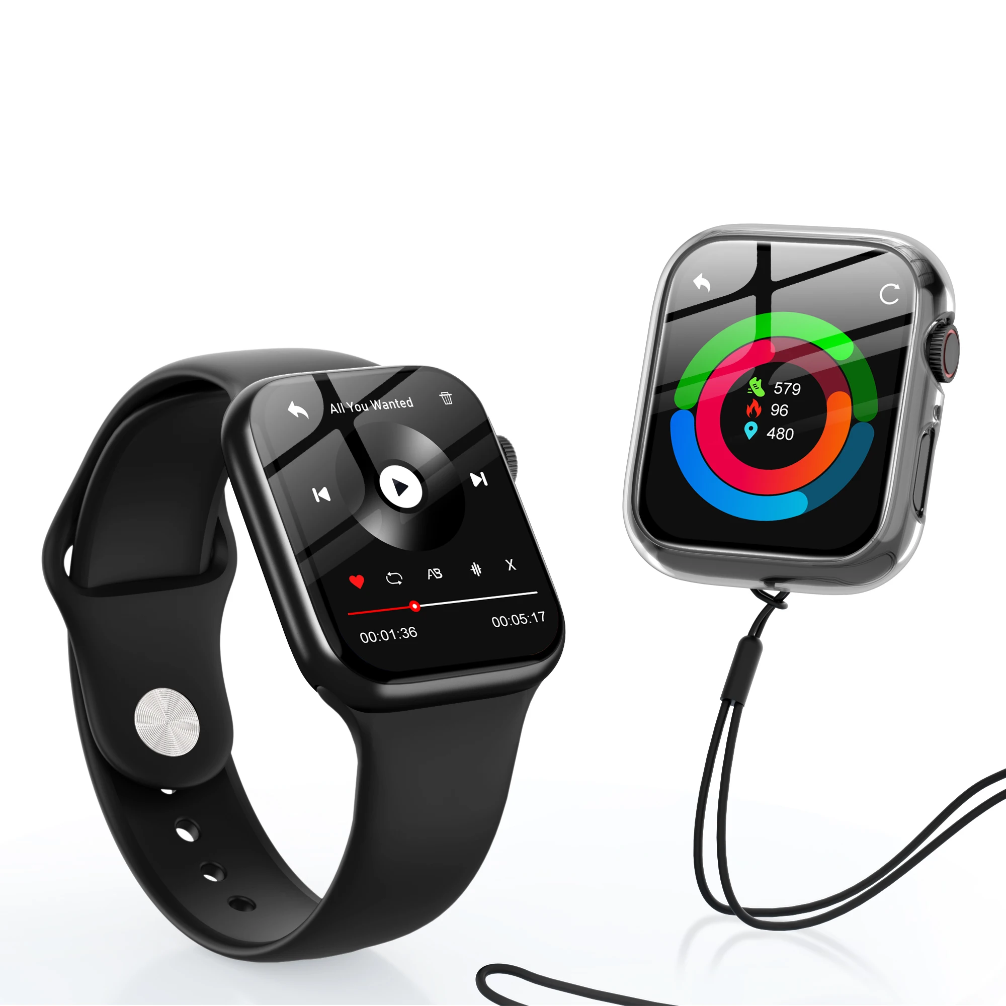 

MP3-плеер Bluetooth 5,3 1,8-дюймовый сенсорный экран высокой четкости, носимый спортивный детский музыкальный плеер MP3 и MP4 (черный)