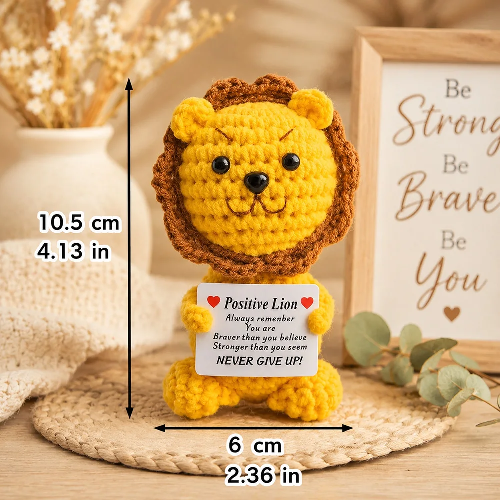 Positive Energie häkeln Puppe Taschenumarmung handgemachte gestrickte Plüsch Kartoffel Pflanze Avocado Biene Schildkröte Ente lustige emotionale Unterstützung Geschenk