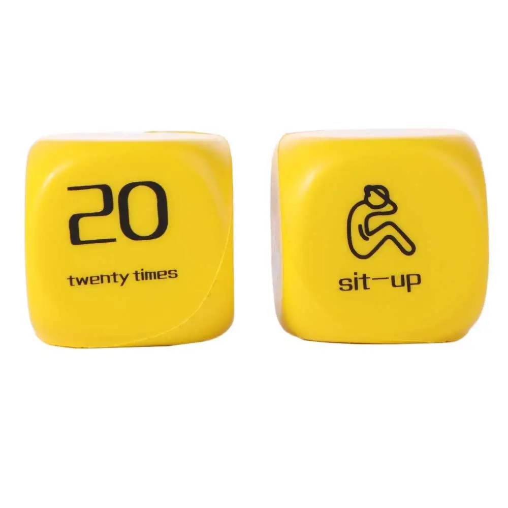 2Pcs 6 Training Programs Random Fitness Project Ball Push-up EVA Fitness Series Toys 10-60 Times Funny Soft Sports Ball