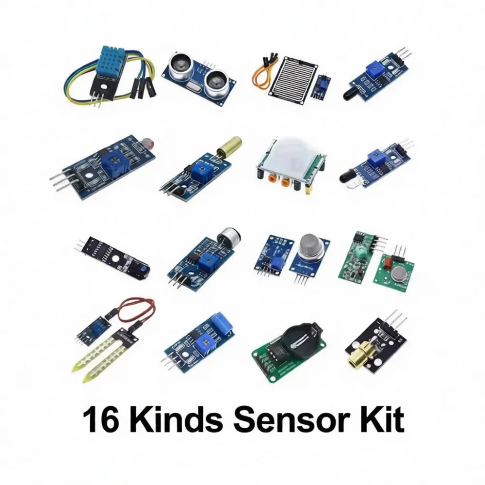 Universal Sensor Modules Exploration Kit For STM32 Arduino Raspberry Pi Electronics Students Maker Project Basic Hardware Tools