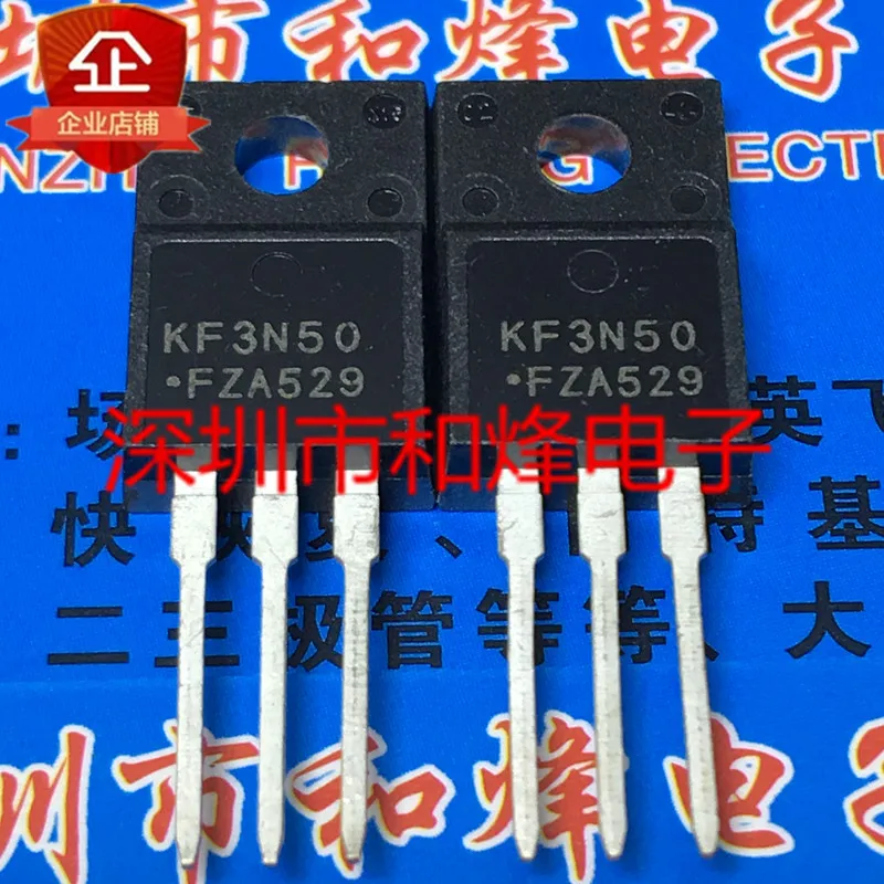 5 pieces KF3N50  TO-220F 500V 3A