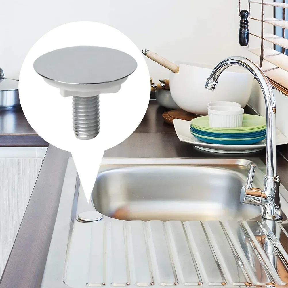 49mm mutfak lavabo delik kapak musluk dokunun delik plaka stoper kapak körleme Metal tıpa mutfak evye musluğu havza fiş süzgeç
