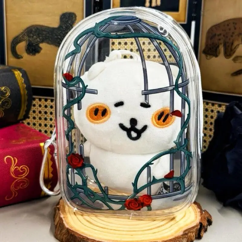 Neues Kreatives Spaßiges Gefängnis-Design Itabag Transparente Tasche für 13cm Puppen Tragbare Klare Schlüsselanhänger-Geschenkbox Sammlerstück-Aufbewahrungstasche – Detail 8