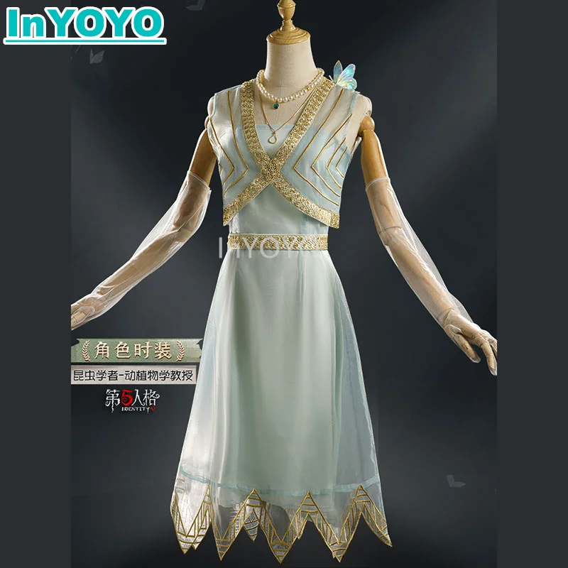 InYOYO Identity V Cosplay Melly Plinius Costume Professor Of Zoology And Botany QiZhen Game Suit Uniform Top Skirt Halloween