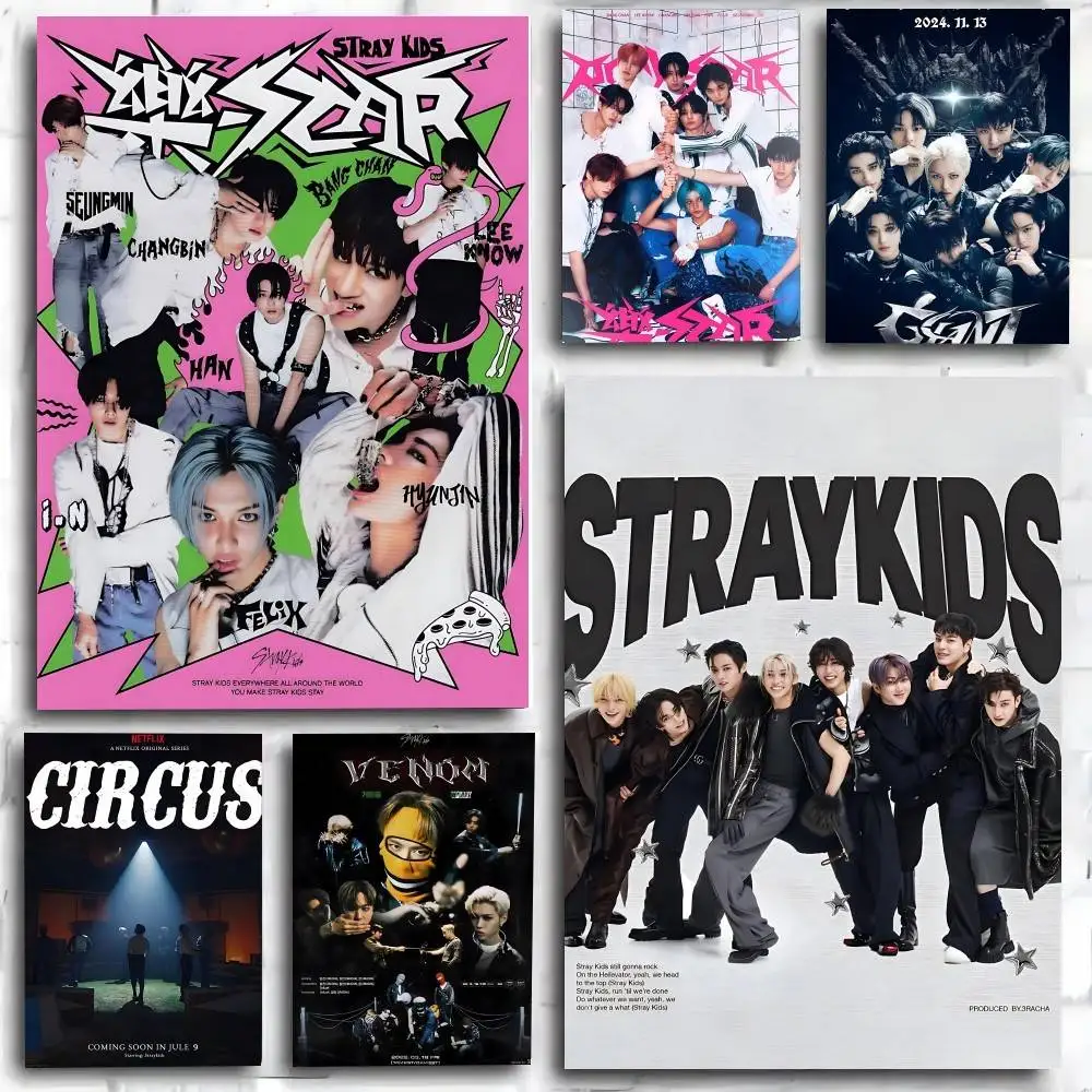 Koreanische Boygroup 2. Mini-Musikalbum CIRCUS Life Poster Kunstdruck Anime-Stil Heimdekoration Ideales Geschenk Perfekte Raumdekoration