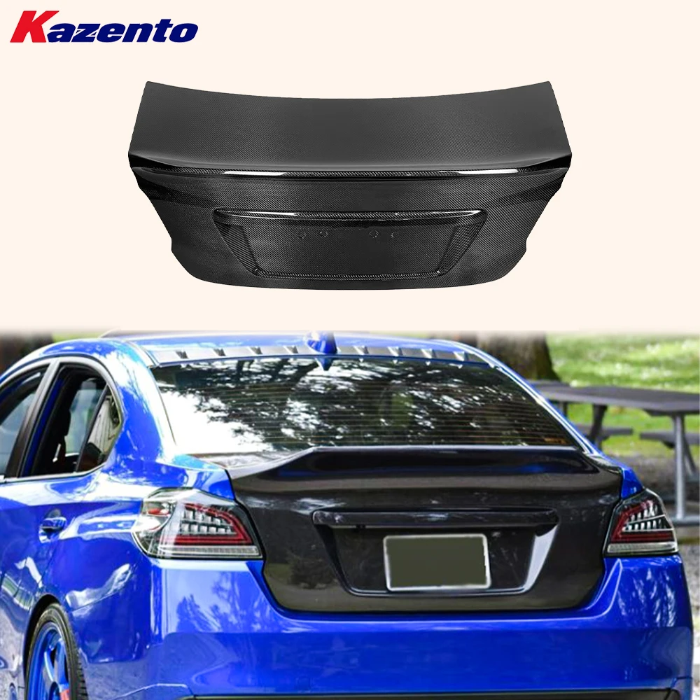 

For Subaru WRX STI VA Sedan 2015-2021 HT Style Ducktail Carbon Rear Trunk Boot Lid