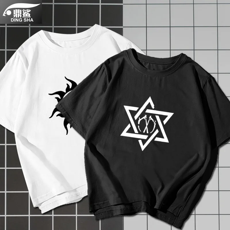 

Superl Evil Force ort Sve T-irt ex f Sve Cotton Knitted round Ne Summer Faion Casual Loose Fit Pri...