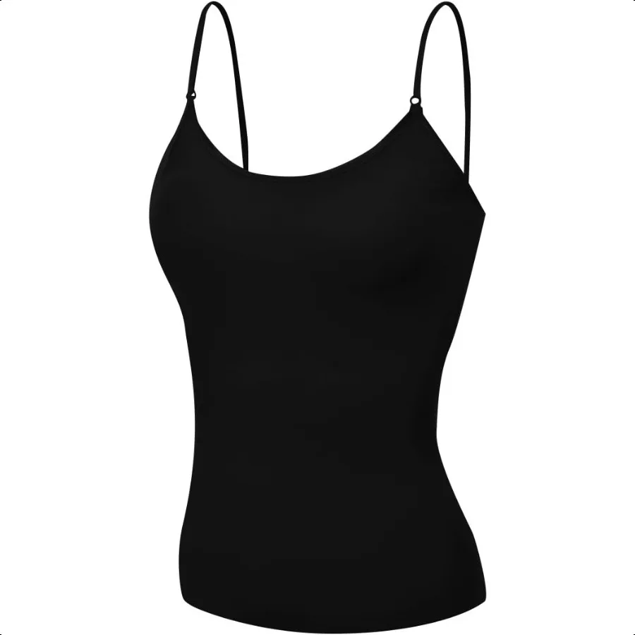 

Emmalise Women's Camisole Built in Bra Wirel Fabric port Short Cami