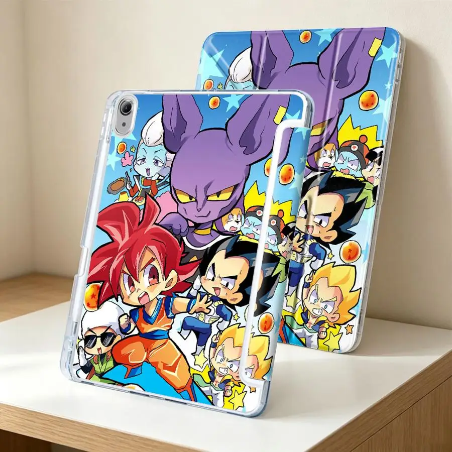 Dragon Ball Anime Tablet Case For Samsung Galaxy Tab S8 S9 Plus A9 Plus S10 Lite A11 A8 S7 FE With Pen Slot Cover