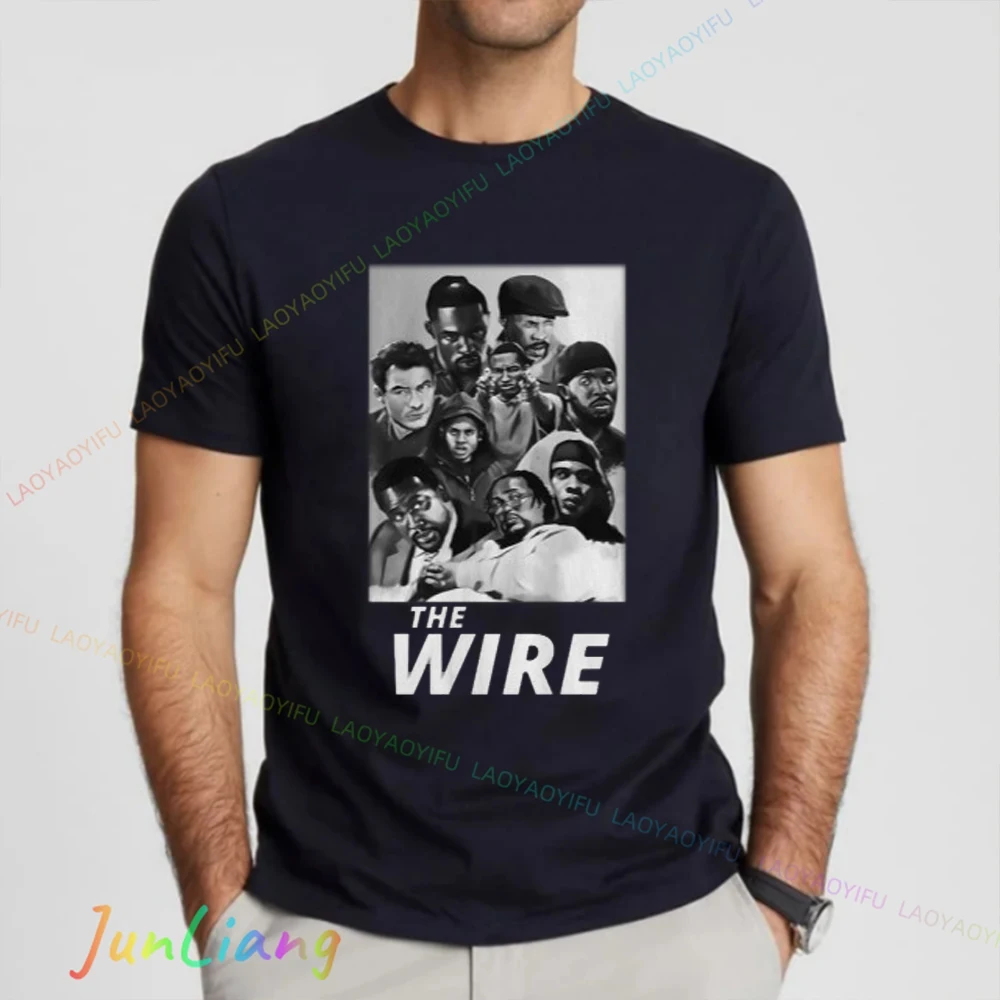 The Wire Omar Crime Drama Tv Series Men's Clothing Fan Movie Unisex 100% Cotton Mens Clothes Harajuku Shirts Graphic Tee Goth