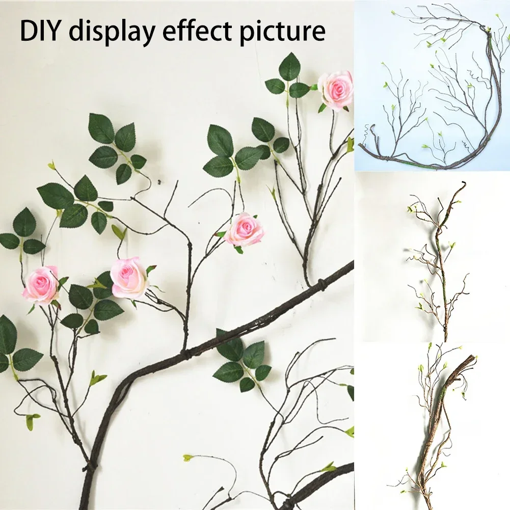 90/180CM Tree Branches Artificial Rattan Hotel Vine Home Garden Decoration Real Touch For Home Hotel Garden DIY Decoration