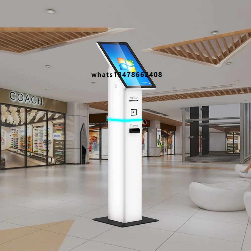 Borne De Commande Restaurant Supermarket Kiosk POS All in One Self Order Kiosk