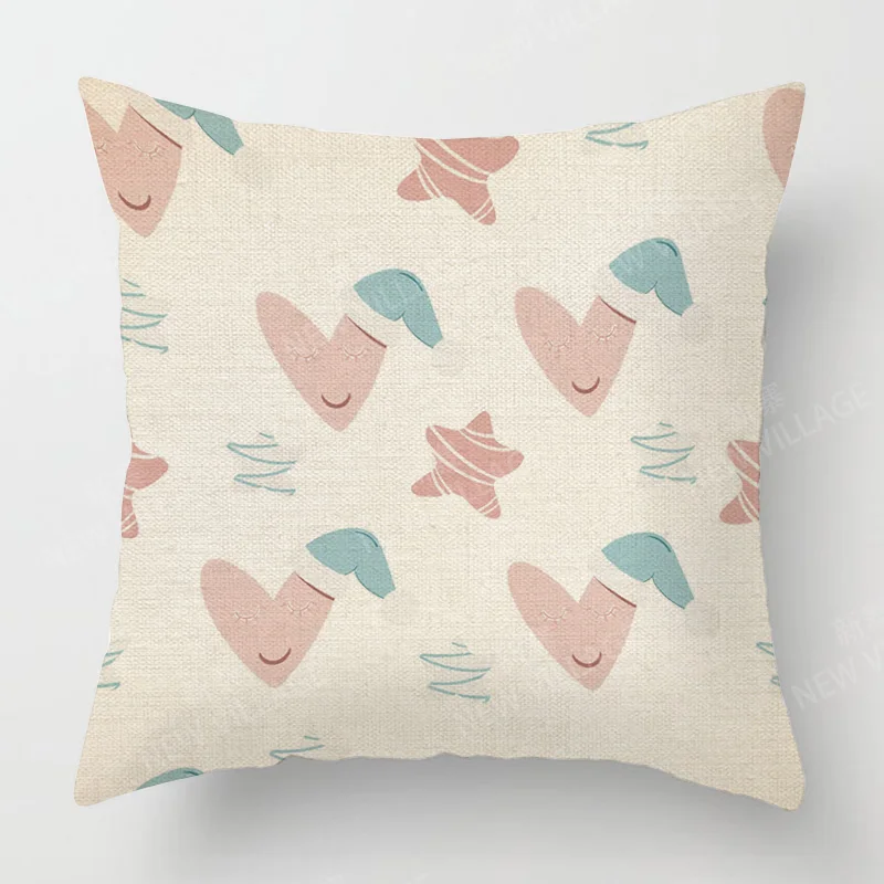 홈 거실 장식 쿠션 투척 베개 커버, 식물 메리 크리스마스 겨울, 40x40cm, 40x40cm, 60x60cm, 45x45cm, 50x50cm