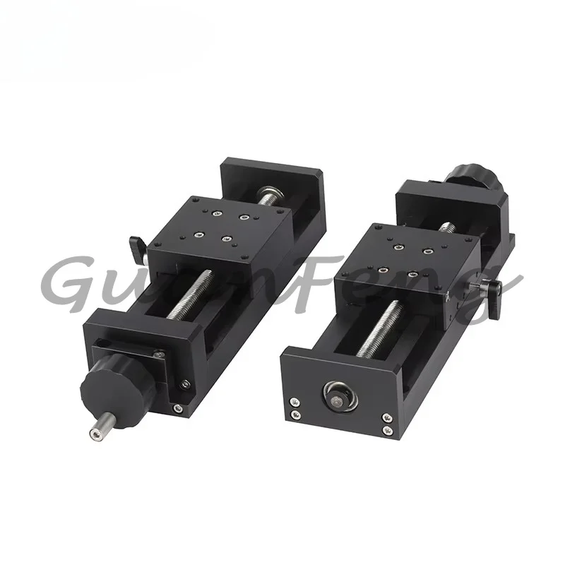 Factory sales series stage x-axis manual platform guide rail ball screw for optical instrument dovetail slide