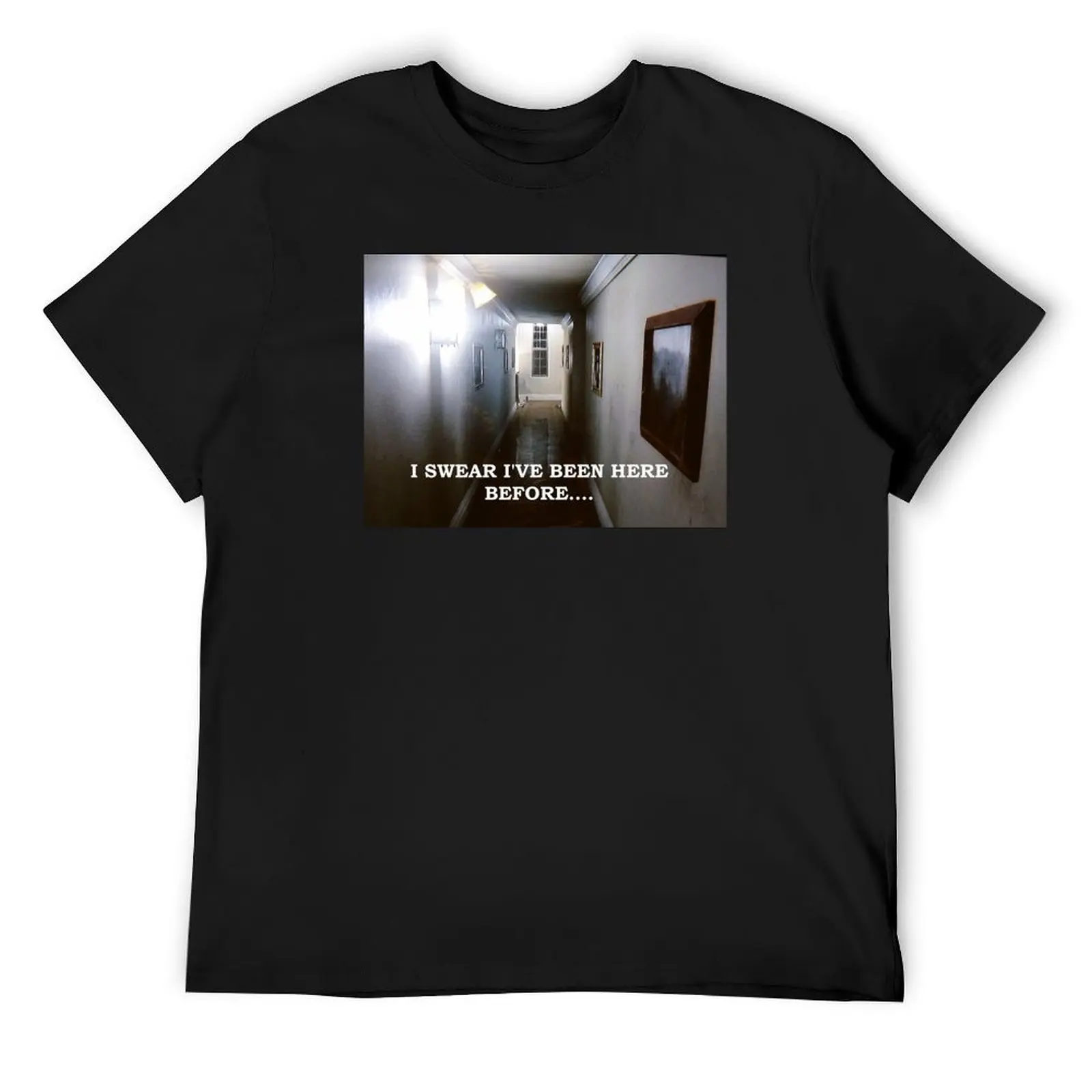 Infamous Hallway T-Shirt cotton graphic tees shirts graphic tees Blouse anime stuff men clothing