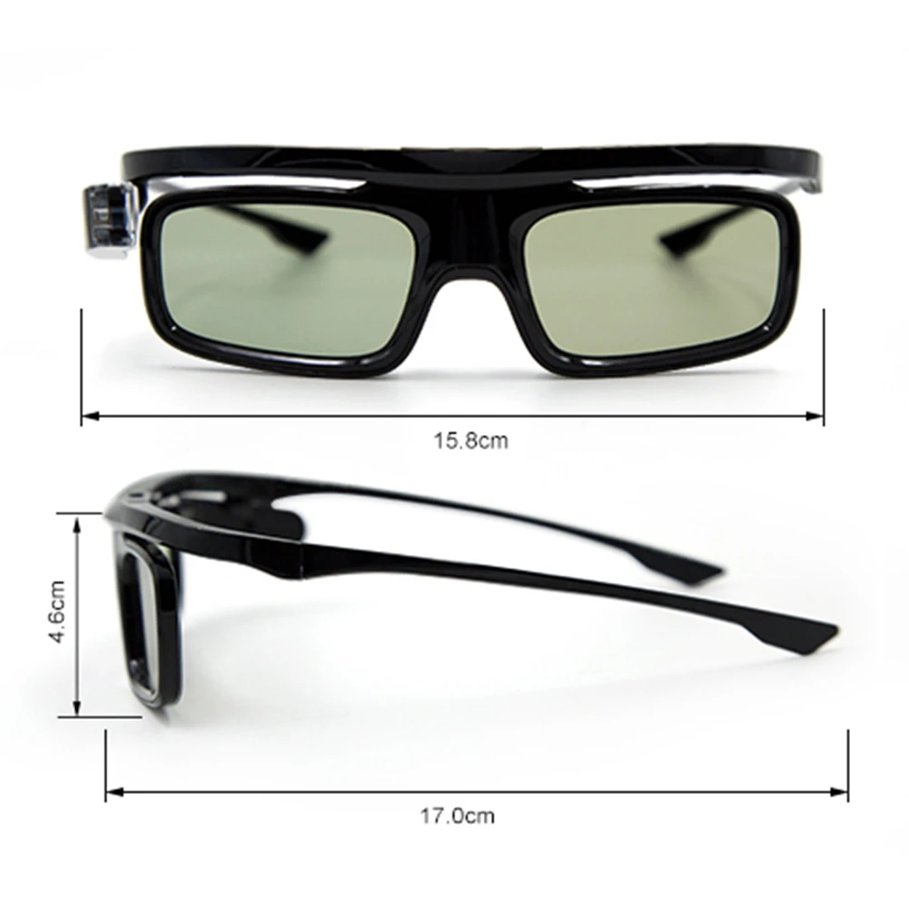 NEW DT85-2Pcs Dlp-Link Active Shutter 3D Glass Gl1800 Rechargeable Eyewear for 3D Projector R20 R19 R15 P12 R9 R7