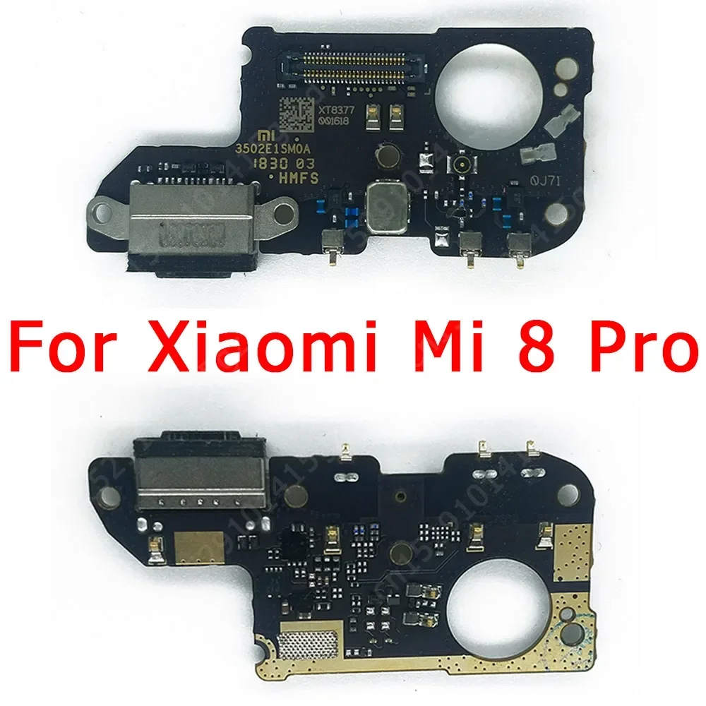 Charging Port For Xiaomi Mi 8 Lite 8 SE Mi8 Pro Charge Board Usb Connector Flex Cable Replacement Pcb Spare Parts