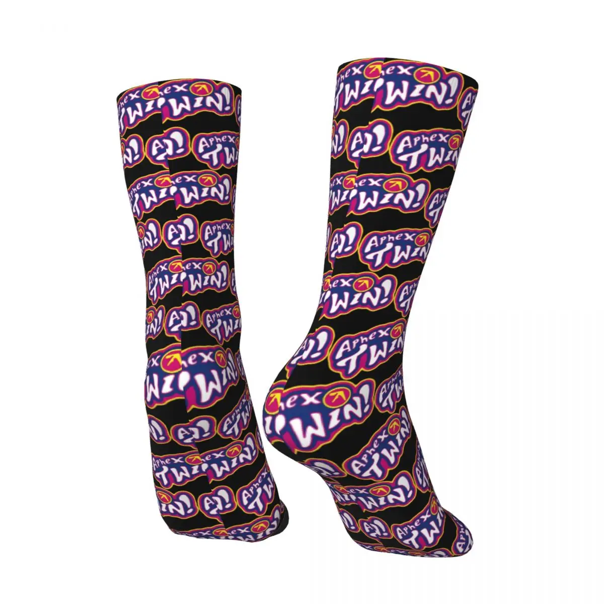 Damen Herren Socken Aphex Twin Strümpfe Winter Gothic Qualität Socken Grafik Outdoor Rutschfeste Socken