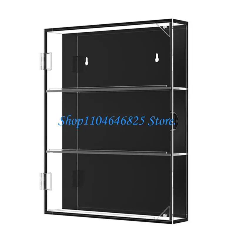 Acrylic Sports Card Showcases Wall Display Case for Collectible Sports Cards Delicate Acrylic Frame with Glass