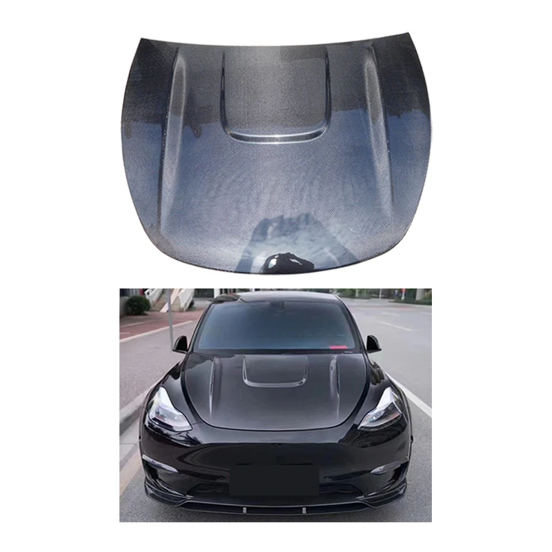 

New Design Carbon fiber engine cover bonnet hood For Tesla Model Y engine hoods