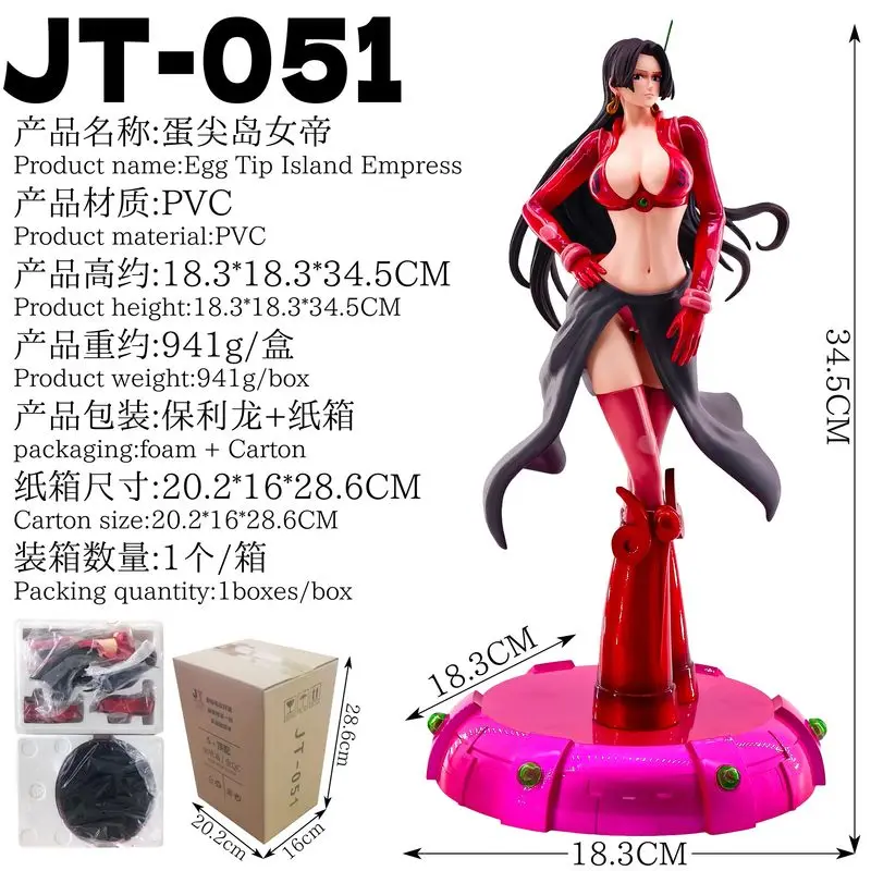Jt One Piece Boa Hancock Anime Figure Pvc Collectible Statue Island Desktop Decoration Home Display Desktop Decorati Gifts Toys view 6