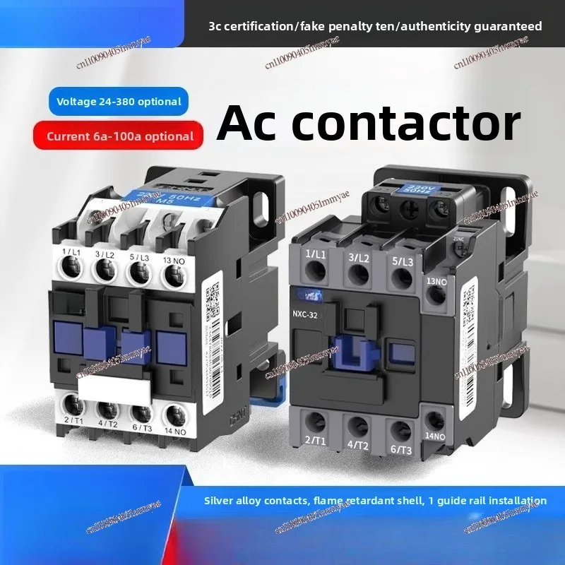 

AC Contactor 220V NXC-09 12 Cjx2-1210 1810 25103210 Three-phase 380v