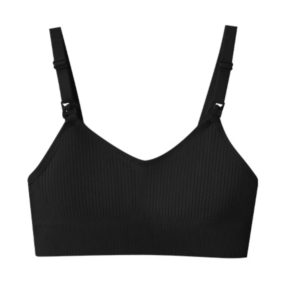 Comfortable Nursing Bras Without Steel Rings Soft Breastfeeding Underwear Anti Sagging 3D Support Seamless Maternity Bra Women