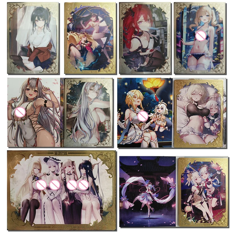 

Goddess Story Sakurajima Mai HMS Formidable IJN Taiho KMS Agir DIY homemade Metal cards Toy collection Birthday Christmas gifts