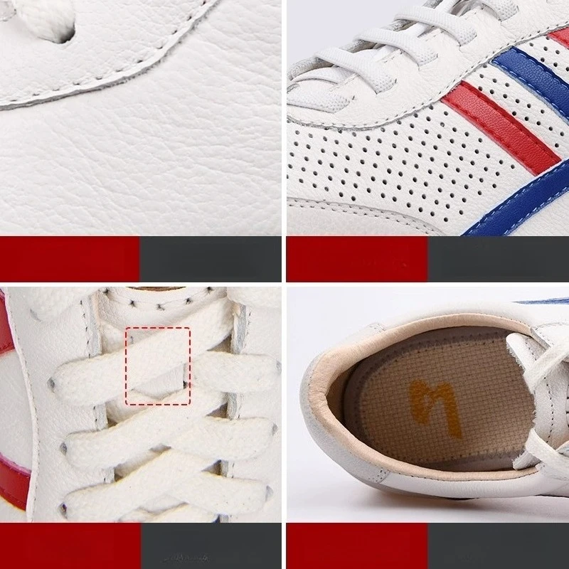 Genuine Cowhide Leather Tai Chi Shoes for Kung Fu Wushu Martial Arts Soft Flexible Sole Light weight Men Women Footwear