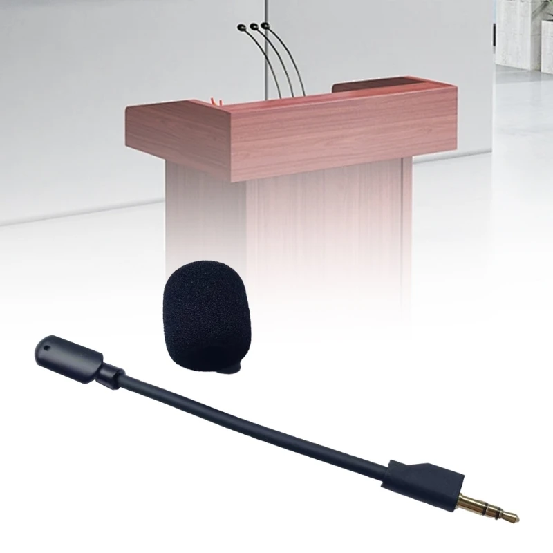 3.5mm Mic Boom for Headsets Mic Enjoy Comfortable and Clearly Sound