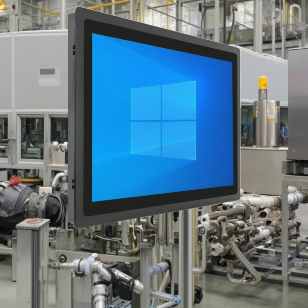 17.3 Inch Industrial All-In-One Touch Display Panel PC 1920*1080 CPU I3 I5 I7 X86 Architecture