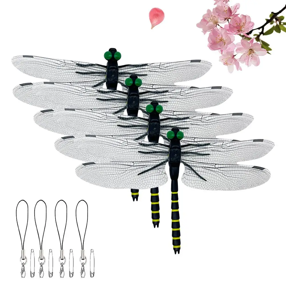 Simulation Dragonfly Mosquito Repellent Ornament Simulation Dragonfly Animal Model For Outdoor Garden Farm F7z2