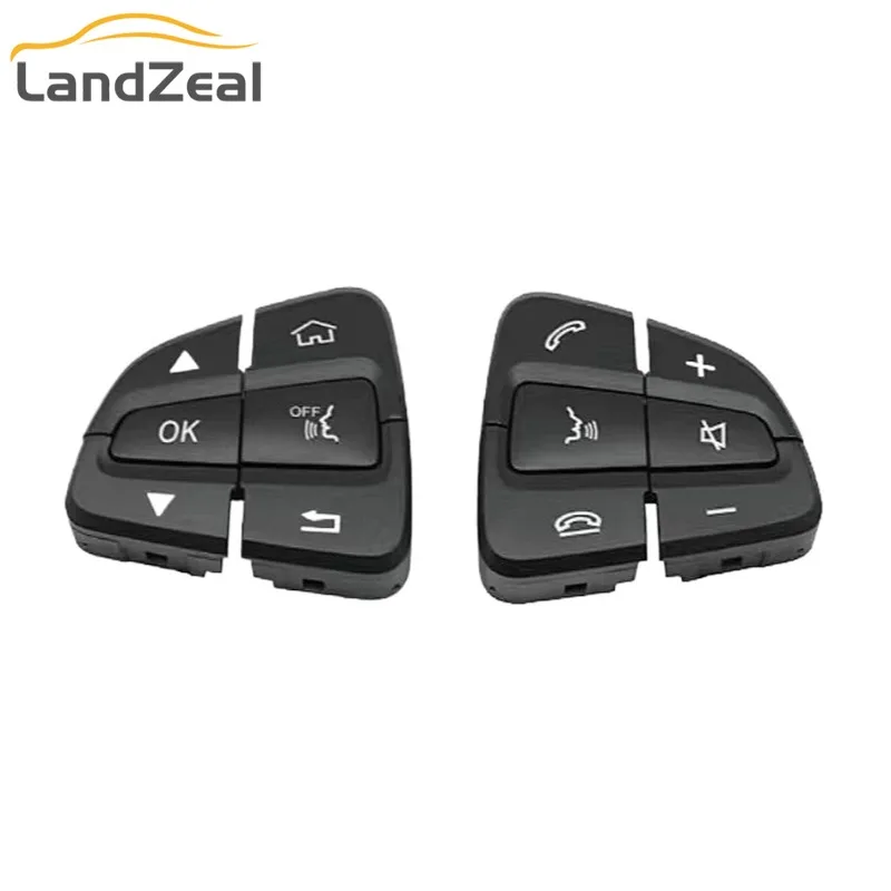 W205 Black/Silver/Moka Steering Wheel  Volume Phone Multi-Function Switch Buttons For Mercedes C GLC Class W205 14-18 W253 15-19 view 3