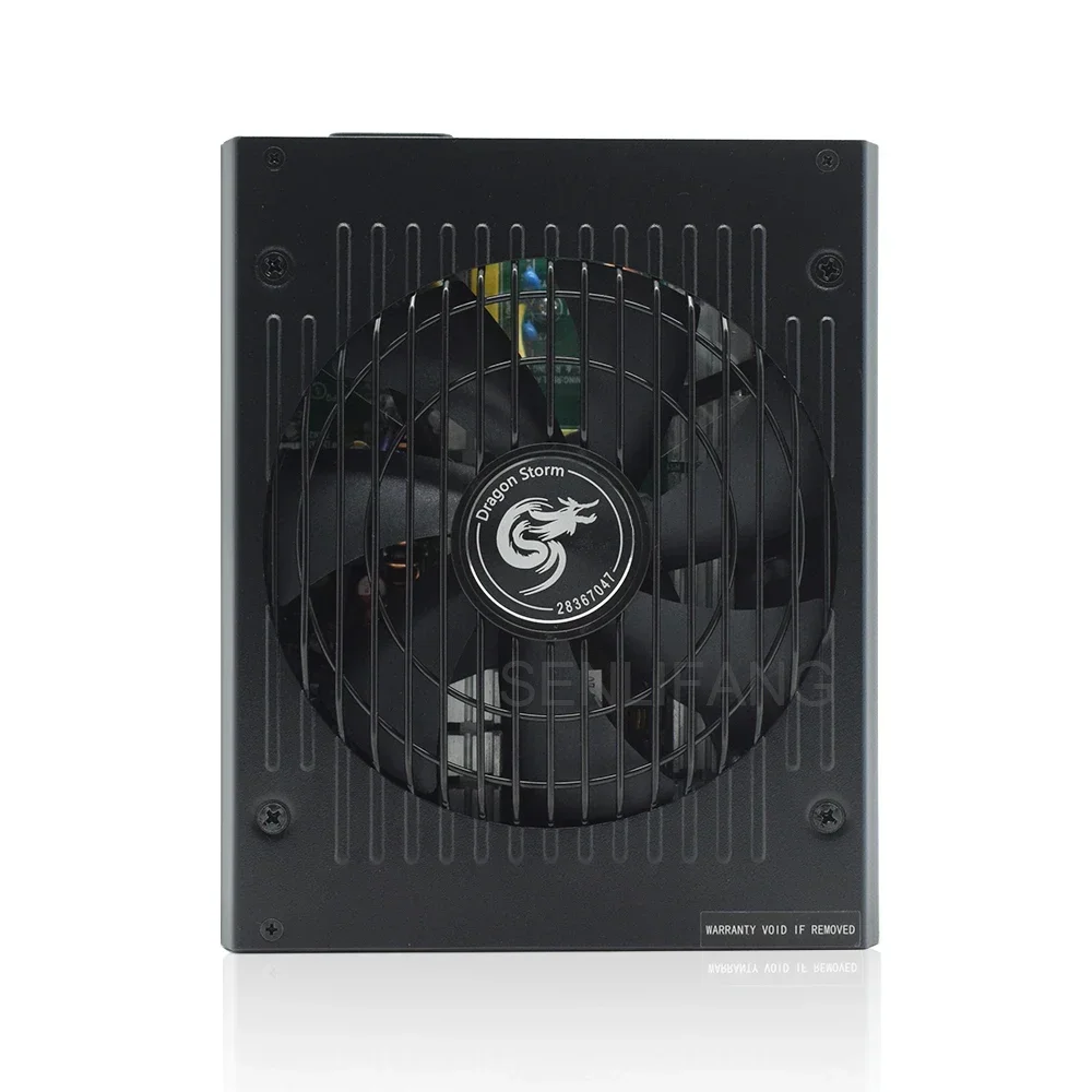 Imagem -03 - E-sports Video Game Computador Suporte Fan Dual Cpu 1600w Fonte de Alimentação Atx 3.0 Pcie 5.0 Unidade Psu pc Pfc Ativo 14 Milímetros Profissional