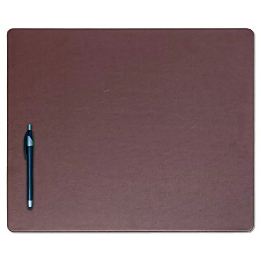 

Chocolate Brown Leatherette Conference Table Pad 17 by 14-Inch