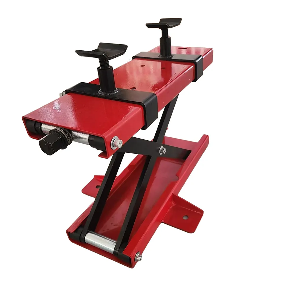 Manufacturer supplies narrow-body motorcycle lift table, small crane, mini repair scissor parking machinery bracket