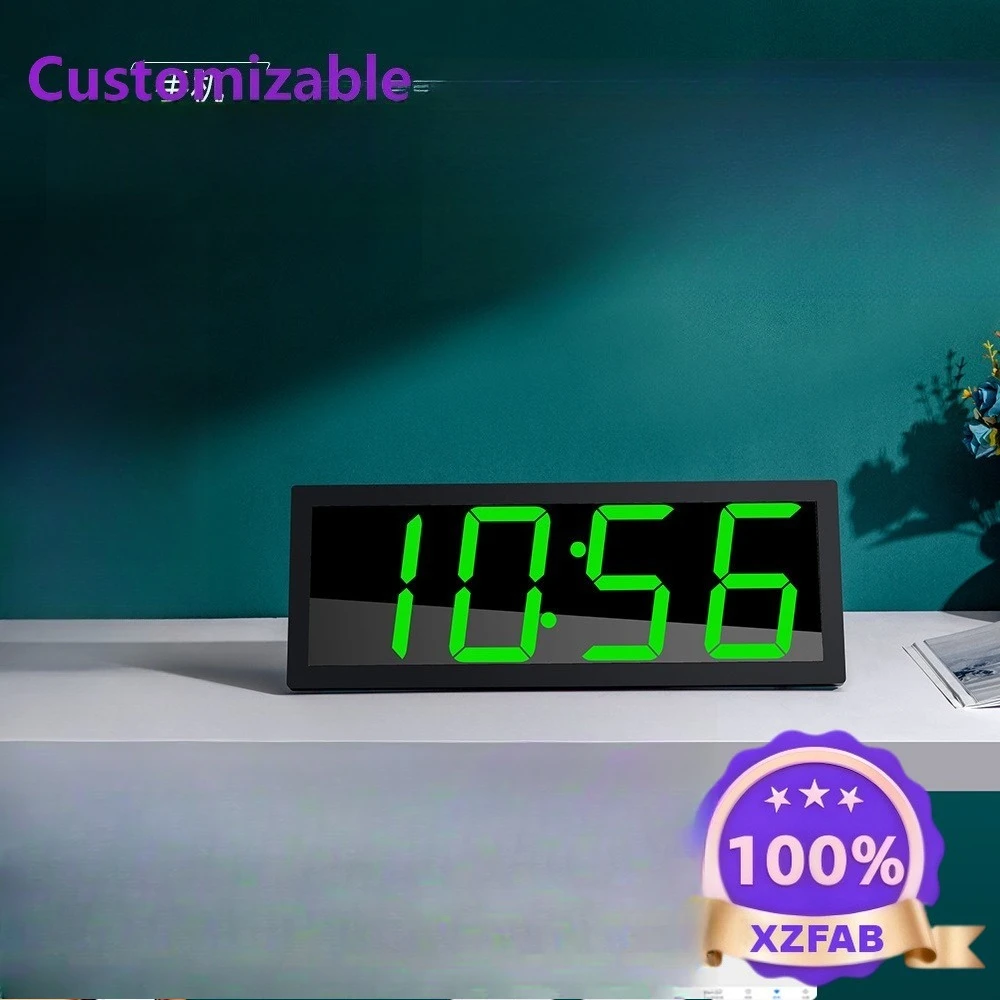 Factory Direct 2026 Top El escritorio digital LED electrónico inteligente puede ser reloj montado en la pared, reloj de pared pa