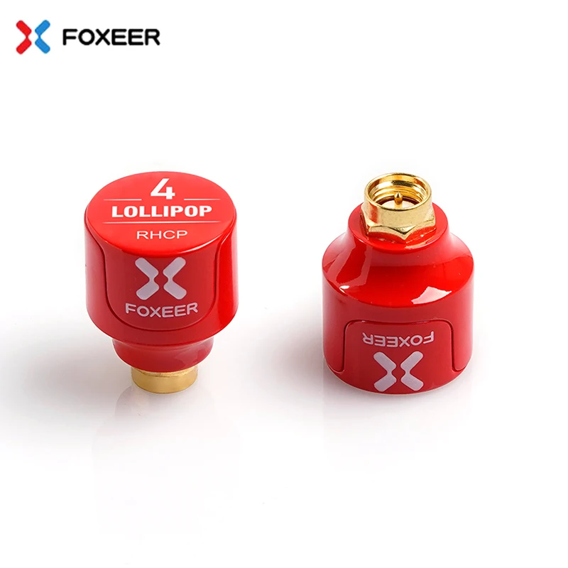 Foxeer Lollipop 4 Stubby Short Antenna 2.6Dbi 5.7GHz RHCP Circular Polarized FPV SMA Micro Receiver Antenna for RC Drone Parts