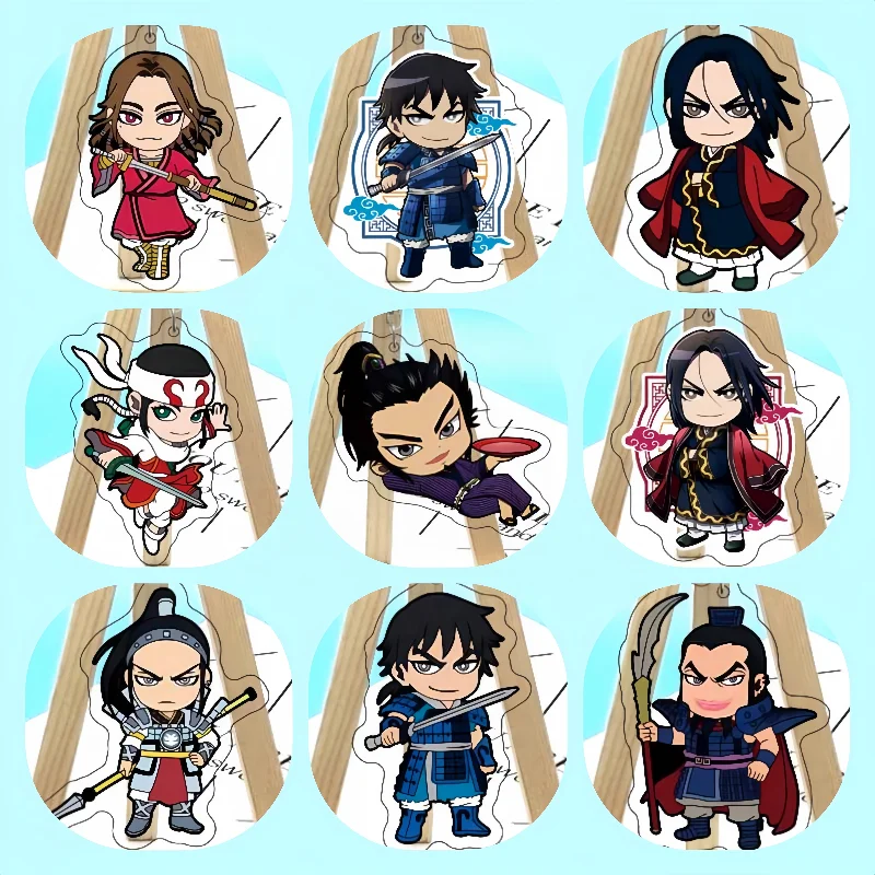 أنيمي المملكة شين كيو كاريوتين تأثيري حلي الاكريليك سلسلة المفاتيح كيرينغ الدعامة هدية عيد الميلاد