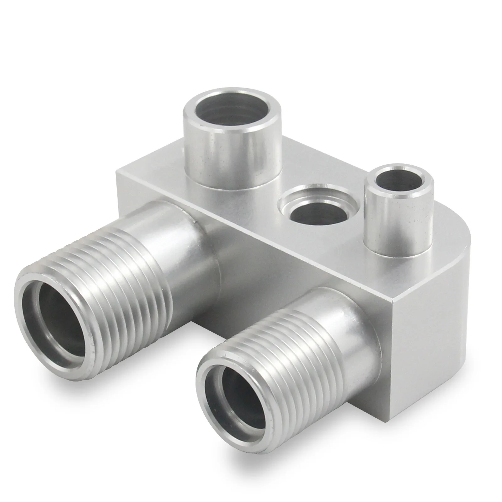 For LSX LS3 Engine Swap Conversion A/C Line Compressor Aluminum Adapter Fitting for Performance Racing