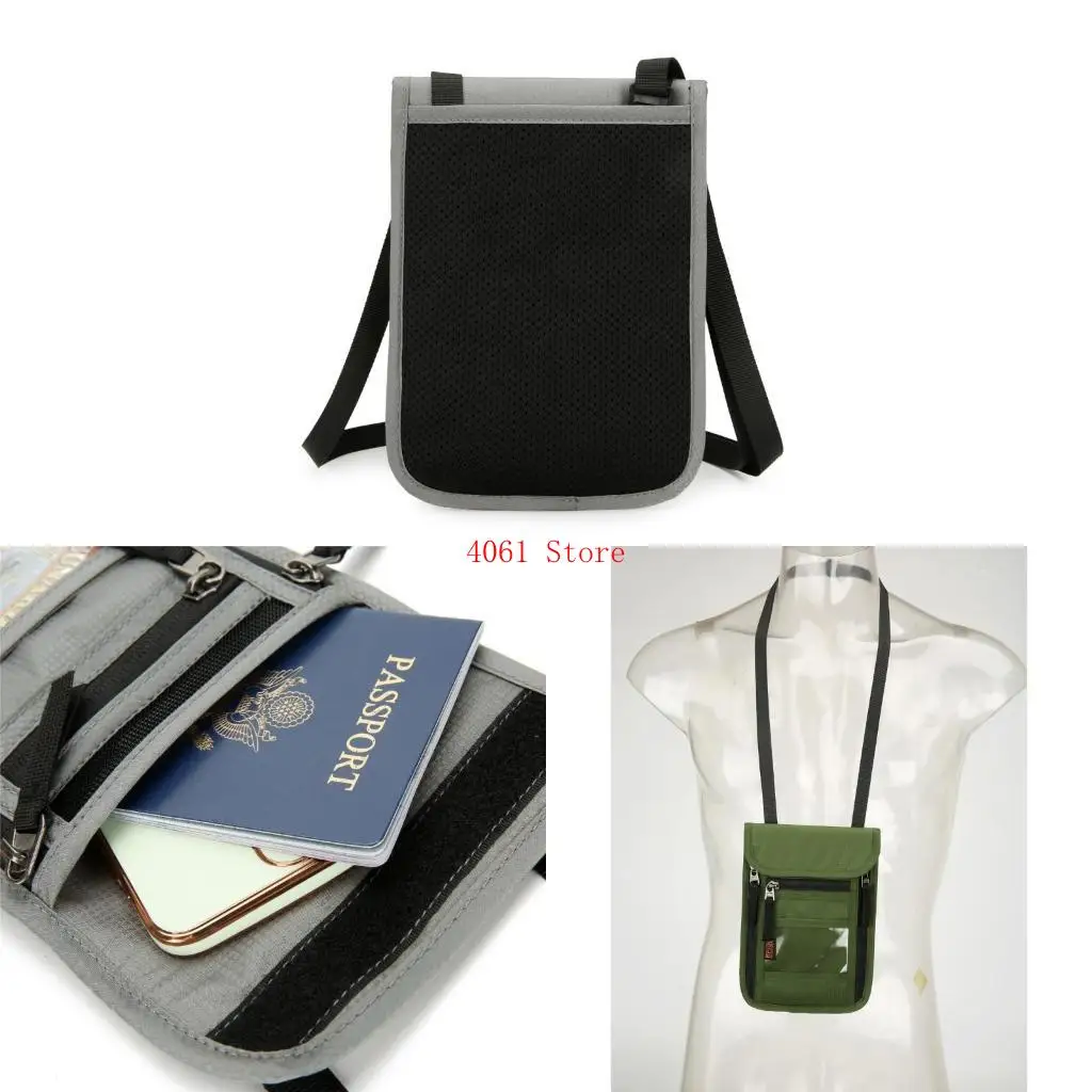 

Neck Travel Wallet Travel Document Holder Travel Organisers Crossbody Bag